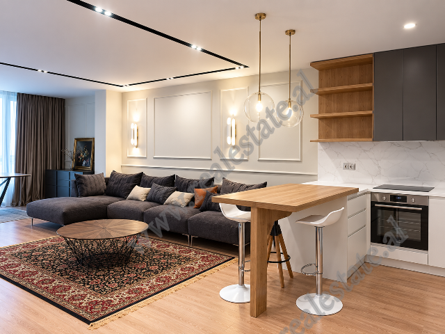 Two bedroom apartment for rent near Piramida in Tirana.

It is located on the 8th floor of a new b